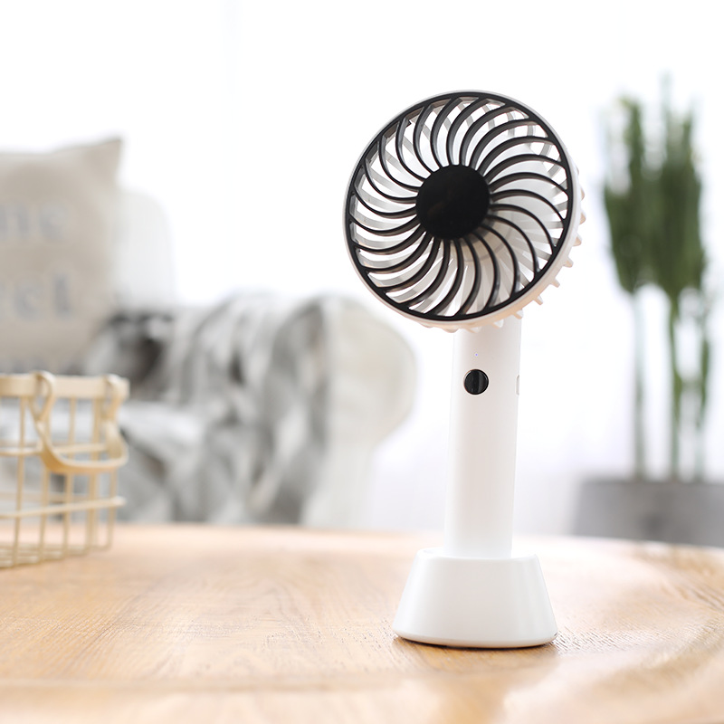 跨境180度手持旋轉(zhuǎn)風(fēng)扇靜音桌面便攜式充電usb小風(fēng)扇禮品logo