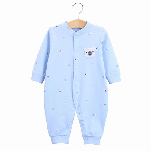 Spring and Autumn baby jumpsuits, Category A newborn clothes, pure cotton underwear jumpsuits, baby robes, pajamas, crawl clothes 3