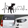 D-973 Foreign Trade Funny Puppy Car Corporal Lighting Patch Sticker Sticker Flower Decoration