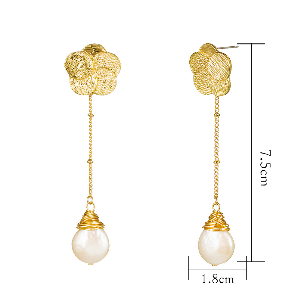 Nouvelles Boucles D&#39;oreilles En Perles De Mode Fleur De Prunier display picture 1