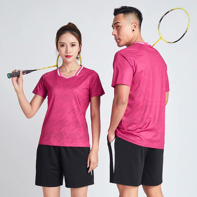 goods in stock wholesale Quick drying Tennis clothes men and women motion leisure time Feather Shirt run Bodybuilding Training clothes match Jersey