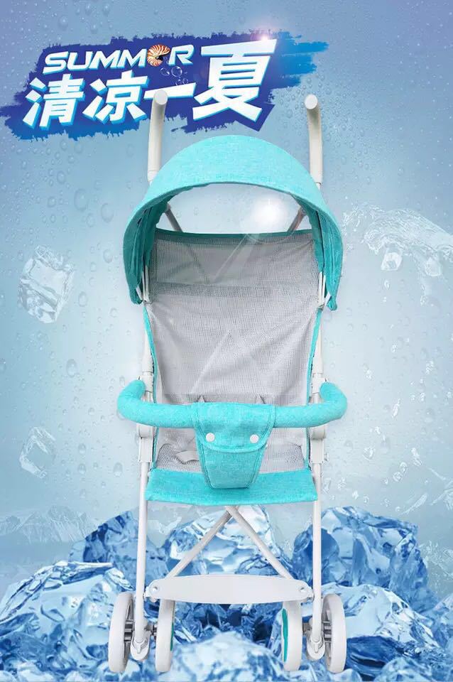 Cochecito de bebé directo de fábrica ligero plegable mentira bebé simple paraguas coche niños mini cochecito de cuatro ruedas