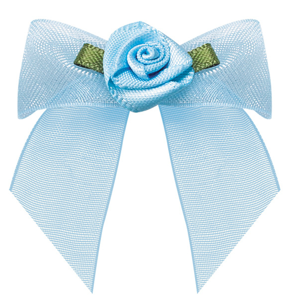 Yao Ming hecho a mano cinta arco regalo caja de joyería arco terminado ropa horquilla decoración estante de tres puntos nudo