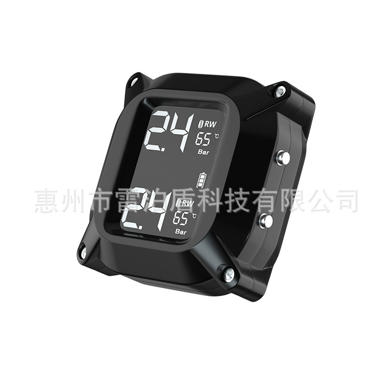 摩托车胎压监测器无线精度机车侦测器电动摩托胎压监测TPMS