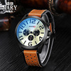 Men's watch, dial, waterproof quartz watches