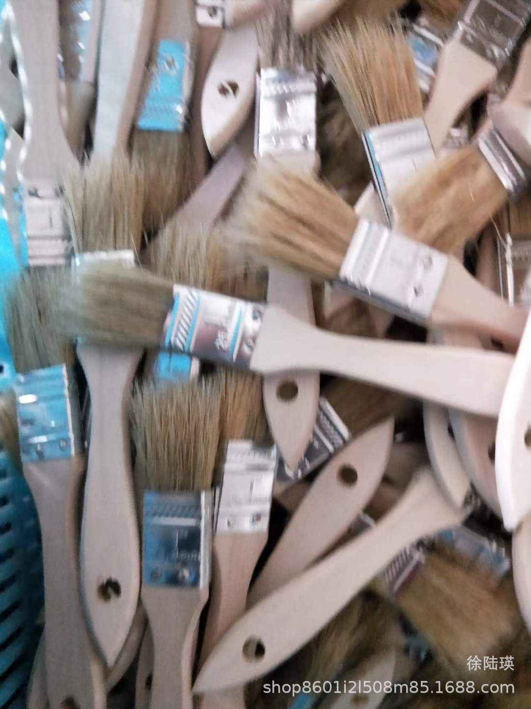 厂家直供木柄猪毛刷子油漆刷工业刷烧烤刷子油扫刷船用刷123456寸