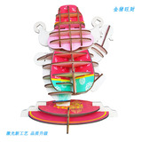 Деревянный конструктор, игрушка, DIY, на удачу, 3D