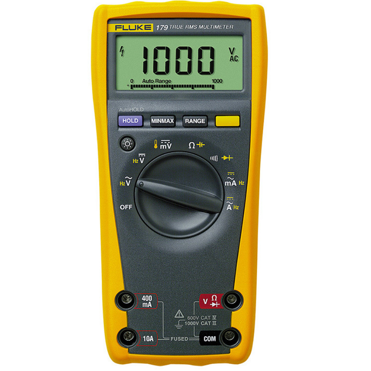 有效值数字万用表及高级电子测试附件F175C/F177C/F179C万用表