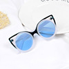 Children's fashionable sunglasses, cute glasses suitable for men and women solar-powered, Korean style