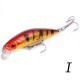 10 Colors Sinking Minnow Lures Deep Diving Minnow Lures Fresh Water Bass Swimbait Tackle Gear