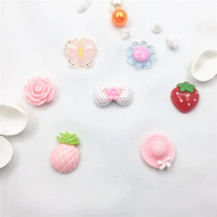 Фруктовые resin-детали для DIY-заколок и декора