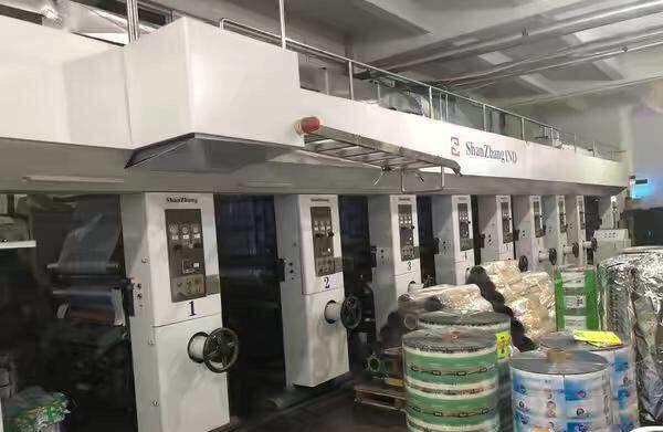 广东汕樟8色电脑印刷机高速180米