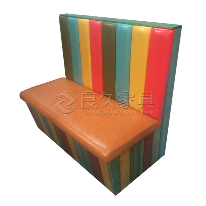 定制港式茶餐廳卡座沙發創意主題餐廳卡座奶茶咖啡廳靠牆雙人沙發