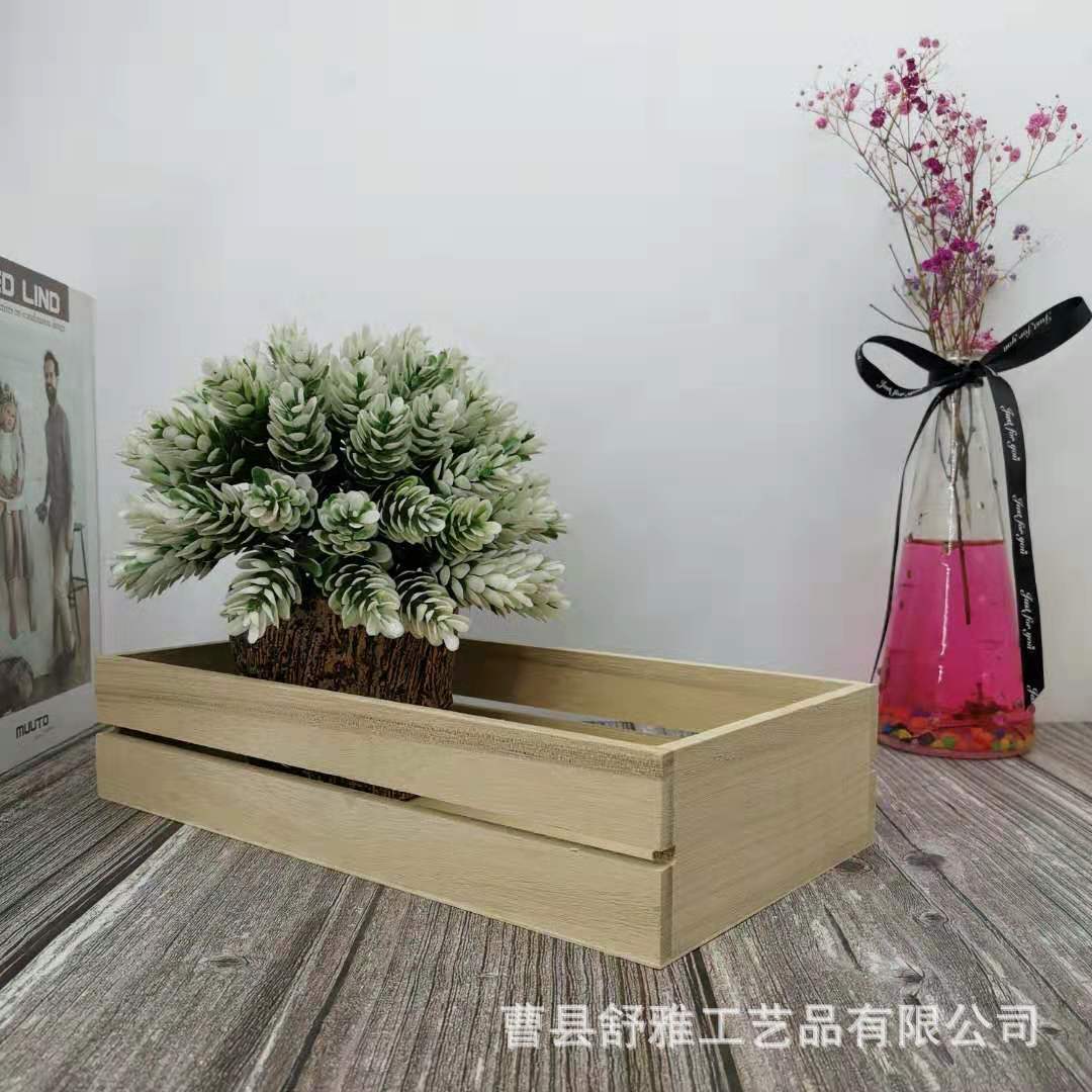 공장 직접 판매 zakka 식료품 복고풍 나무 데스크탑 보관 상자 홈 오래된 단단한 나무 트레이 나무 상자