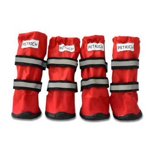 Pet shoes, dog shoes, ski shoes, golden retriever medium and large dog shoes, high-top rain boots, snow-proof rain boots, warm long-tube shoes