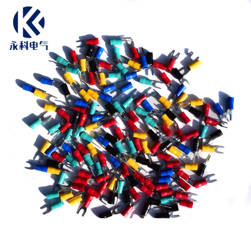 SV1.25-5叉形 U型Y型端子冷压接线端子 0.5厚黄铜紫铜 SV1-5