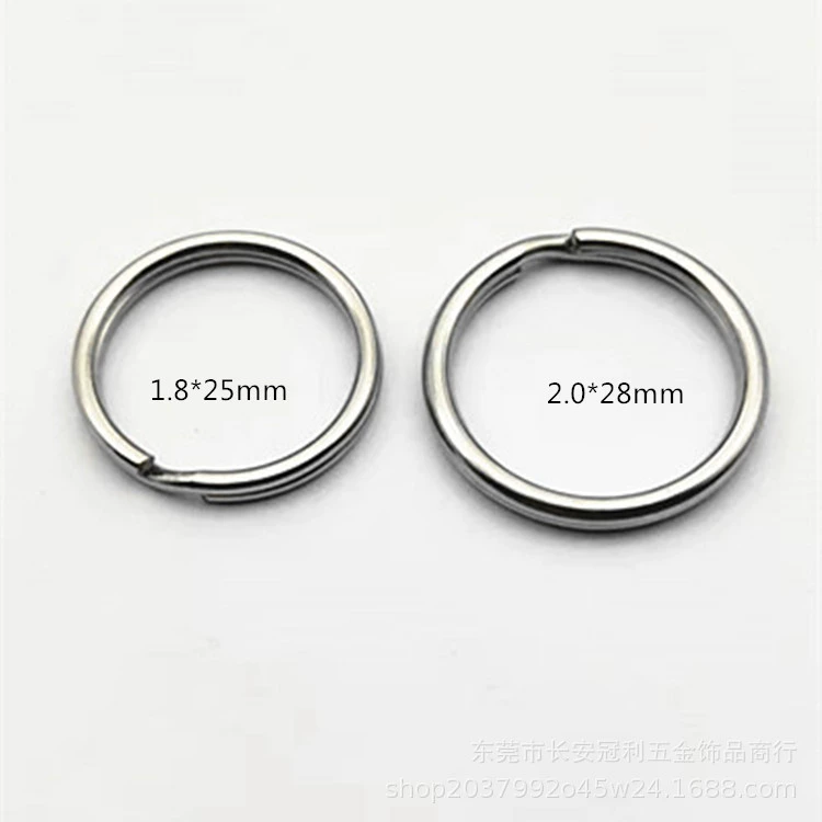 Keychain stainless steel, pendant, ring, accessory