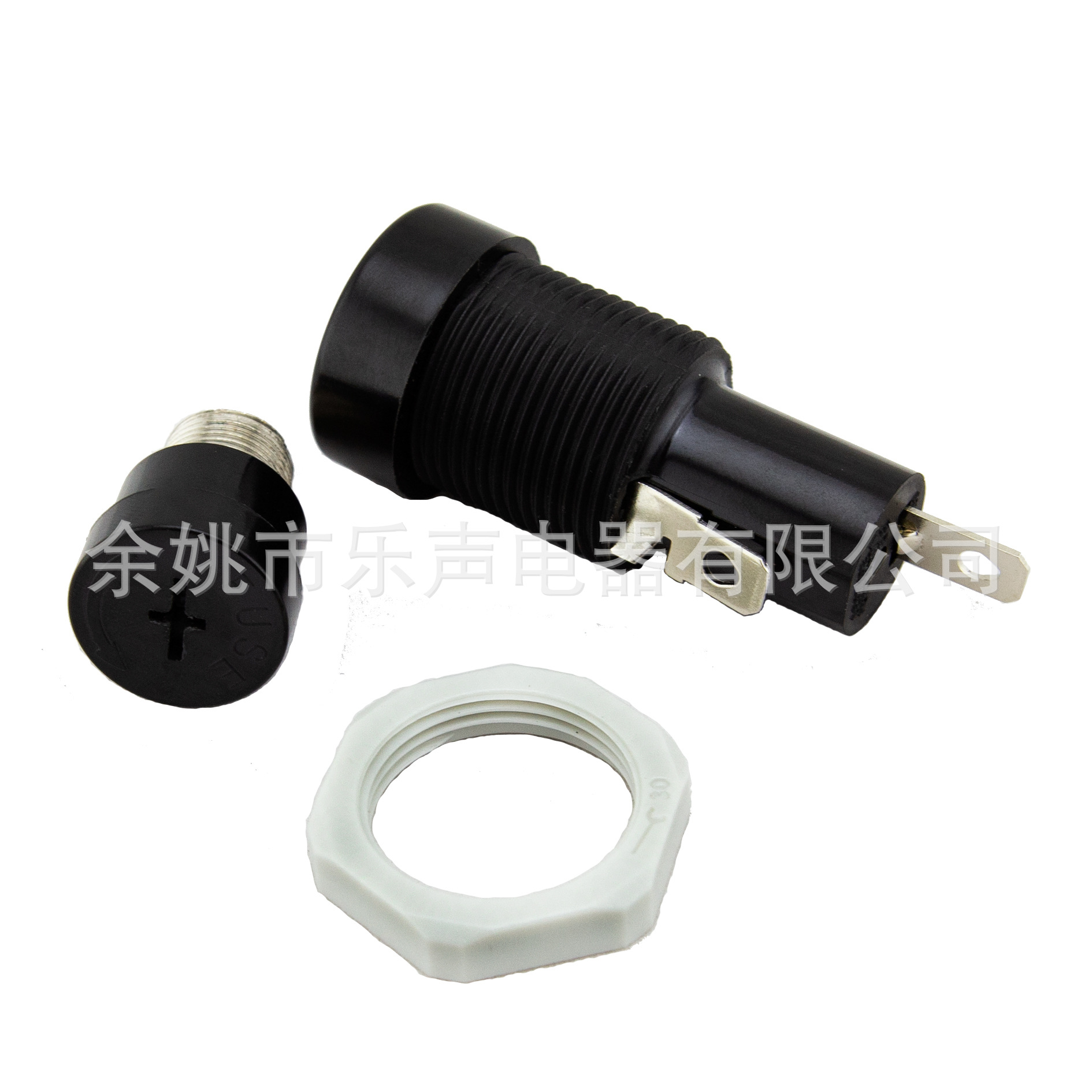 30A 仪表板式 保险丝座、CR3-41熔断器座  600W 适用10*38保险丝