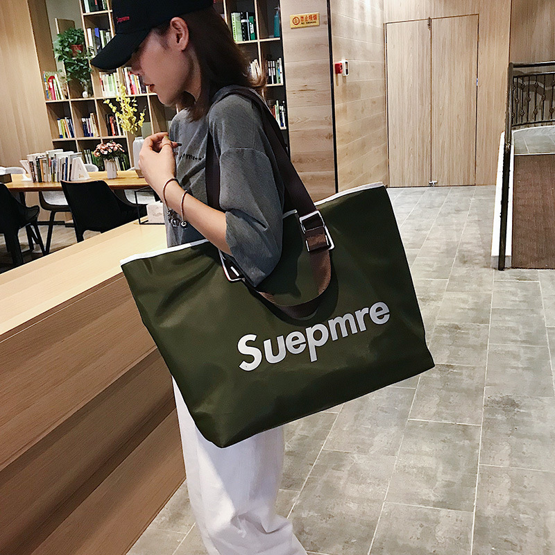 travel bag Korean portable short-distance travel bag nylon luggage bag women's waterproof large-capacity luggage bag