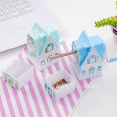 創意可愛卡通小房子卷筆刀學習文具學生用品兒童轉筆刀鉛筆削筆器