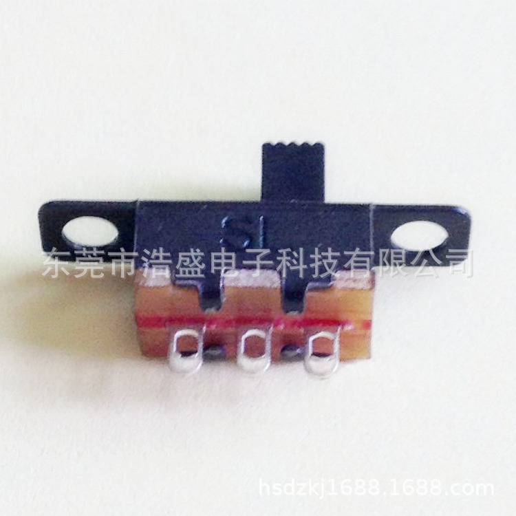 拨动开关SS12F15G5 黑壳带耳安装孔推制开关 手柄高度有G2-G9