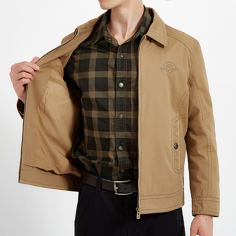 9919 chaqueta transfronteriza para hombre algodón suelto papá desgaste 40-50 años chaqueta para hombre chaqueta casual para hombre