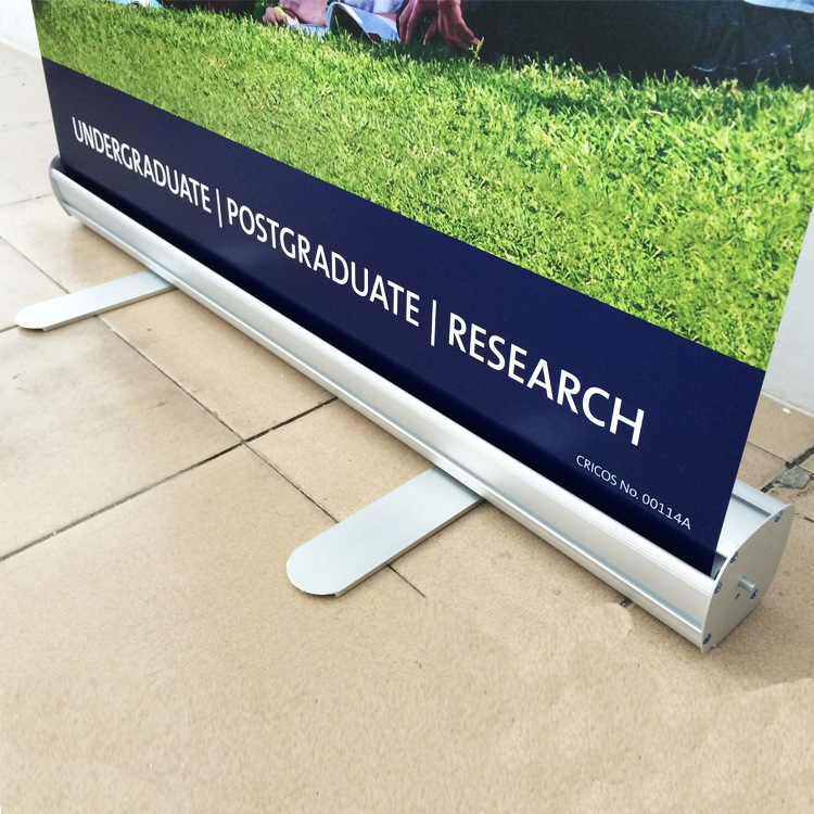 全鋁二型加強型易拉寶麗屏出租80*200鋁合金展示架展架立式廣告牌