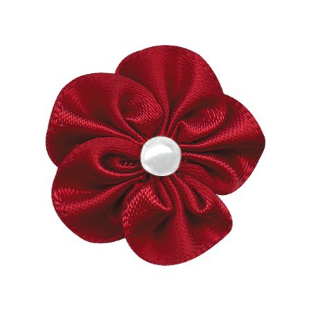 Yao Ming tejido hecho a mano cinta 2,2 cm arco pequeña flor regalo embalaje ropa interior accesorios cinta flor