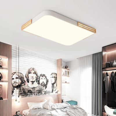 北欧灯具卧室吸顶灯现代简约日式客厅餐厅大气个性马卡龙房间灯饰|ru