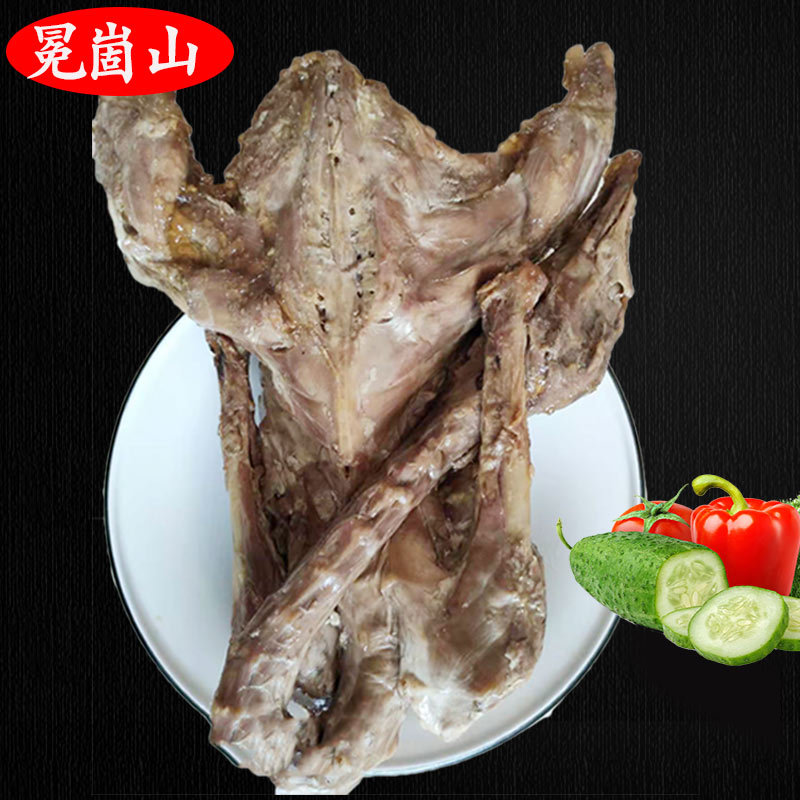 冕崮山農家散養大雁鵝肉大雁鵝熟食開袋即食手撕鵝熟手撕大雁鵝肉