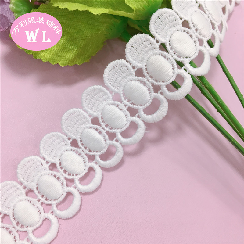 Milk silk water -soluble lace