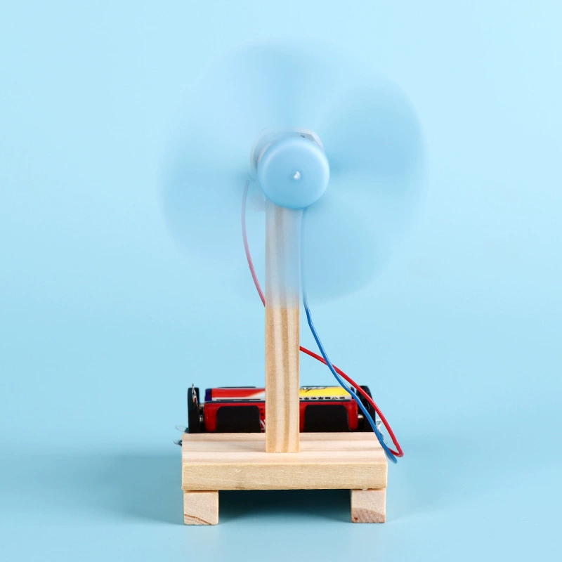 Electric air fan for experiments, popular science constructor, equipment, DIY, science and technology