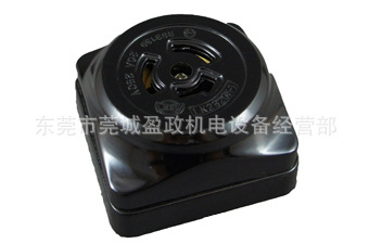 引挂式插座 隆光插座 LK2320K-1插座 电木插座 耐高温插座 明装座