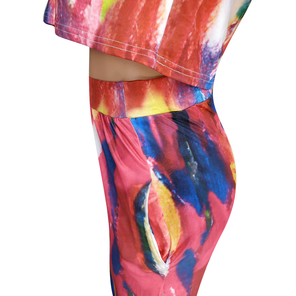 Daily Women's Vacation Printing Polyester Pants Sets Pants Sets display picture 7