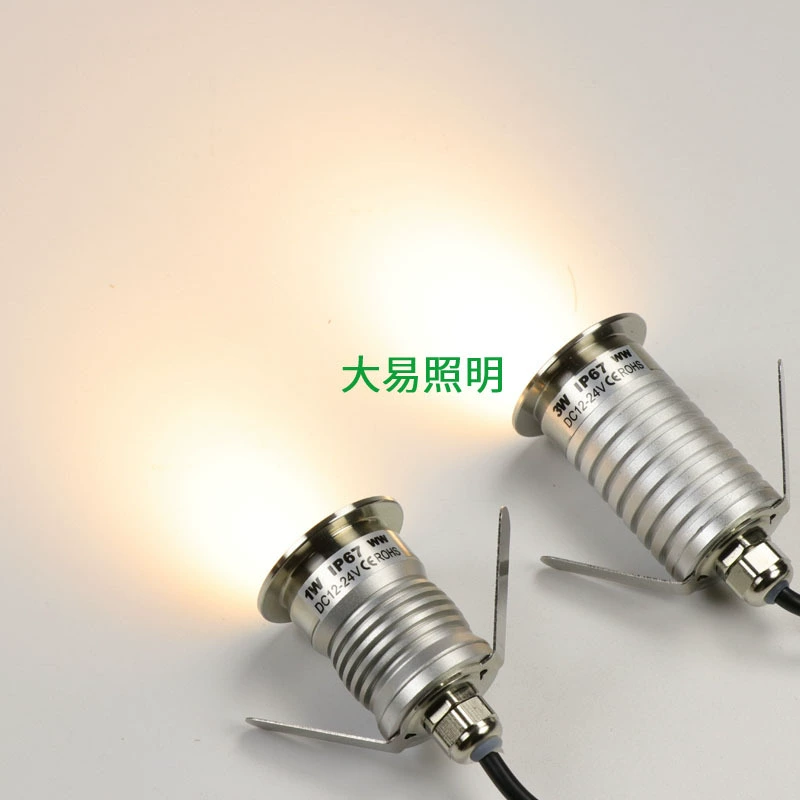 Туристическая LED-лампа для кладбища, садовые светильники из нержавеющей стали, точечное освещение, напольное освещение, 1W, 3W