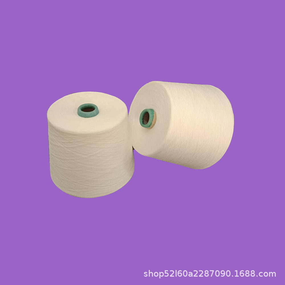 阻燃涤纶沙20支32支涤纶合股纱20*2 32*2再生棉强捻纱21支32支x