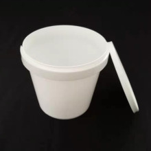 注塑PP高级圆桶糖果礼品盒白色透明带盖子 量大可印刷 免费拿样