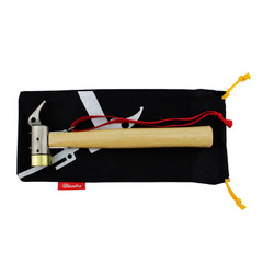 Outdoor tent guy rope wilderness camping spike storage bag fabric set shoulder bag organization bag hammer storage bag