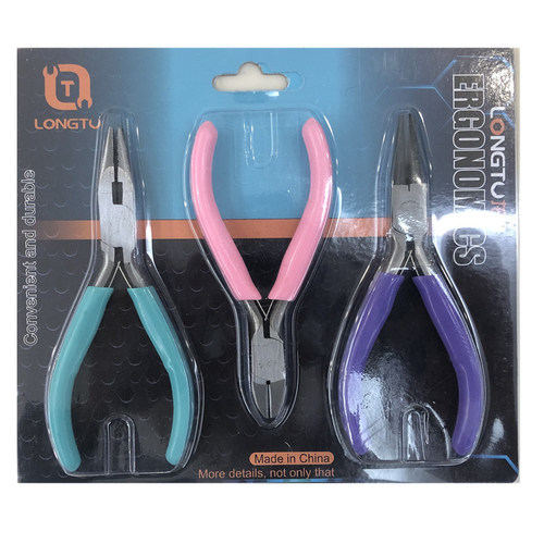 4.5-inch Mini Pliers Mini Needle-Nose Pliers Bevel Pliers Needle-Nose Pliers Round-Nose Pliers 4-inch Handmade DIY Small Pliers