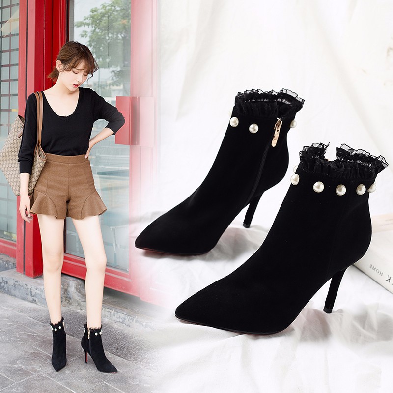 Bottes femme en Daim - Ref 3355173 Image 8