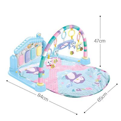 婴幼儿益智早教音乐健身架 新生儿遥控脚踏琴 0-18个月宝宝玩具|ms