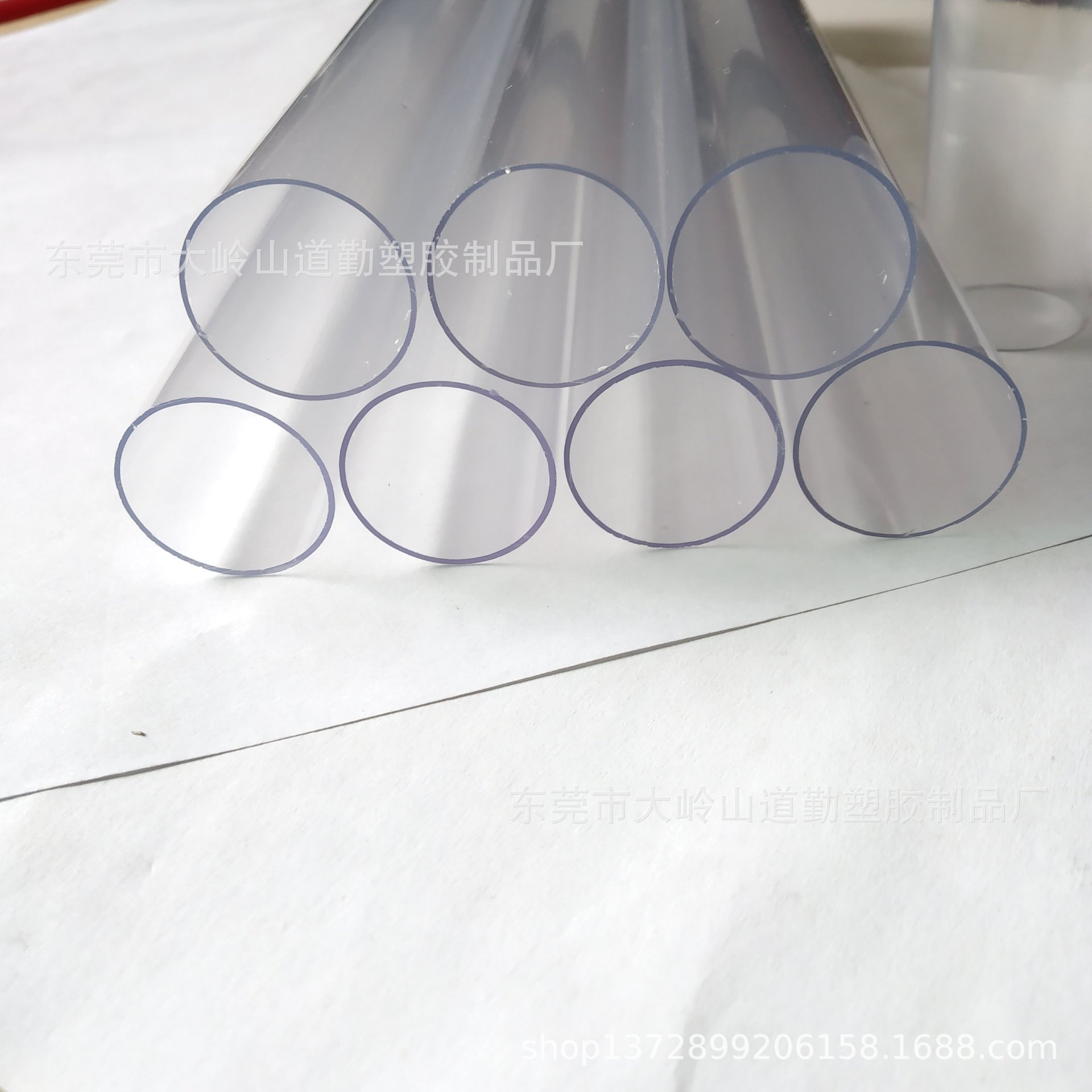 厂家供应PVC透明塑料管包装管塑料管材25mm圆管 品质保障交货准时