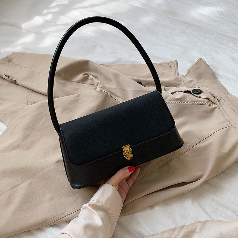 Großhandel grenzüberschreitende 2024 neue Nischendesign-Tasche Retro-Achseltasche Ins Damen-Umhängetasche Handtasche Damentasche_voghion.com