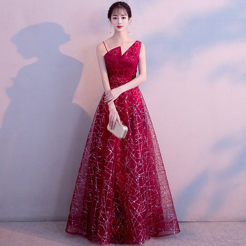 Modern Bride Chinese Style Toast Dress 2026 Spring Red Cheongsam Chinese Evening Dress Slimming Wedding Dress for Women