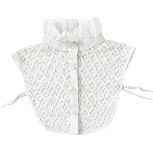 19 spring and summer new chiffon lace fungus lace fake collar for women