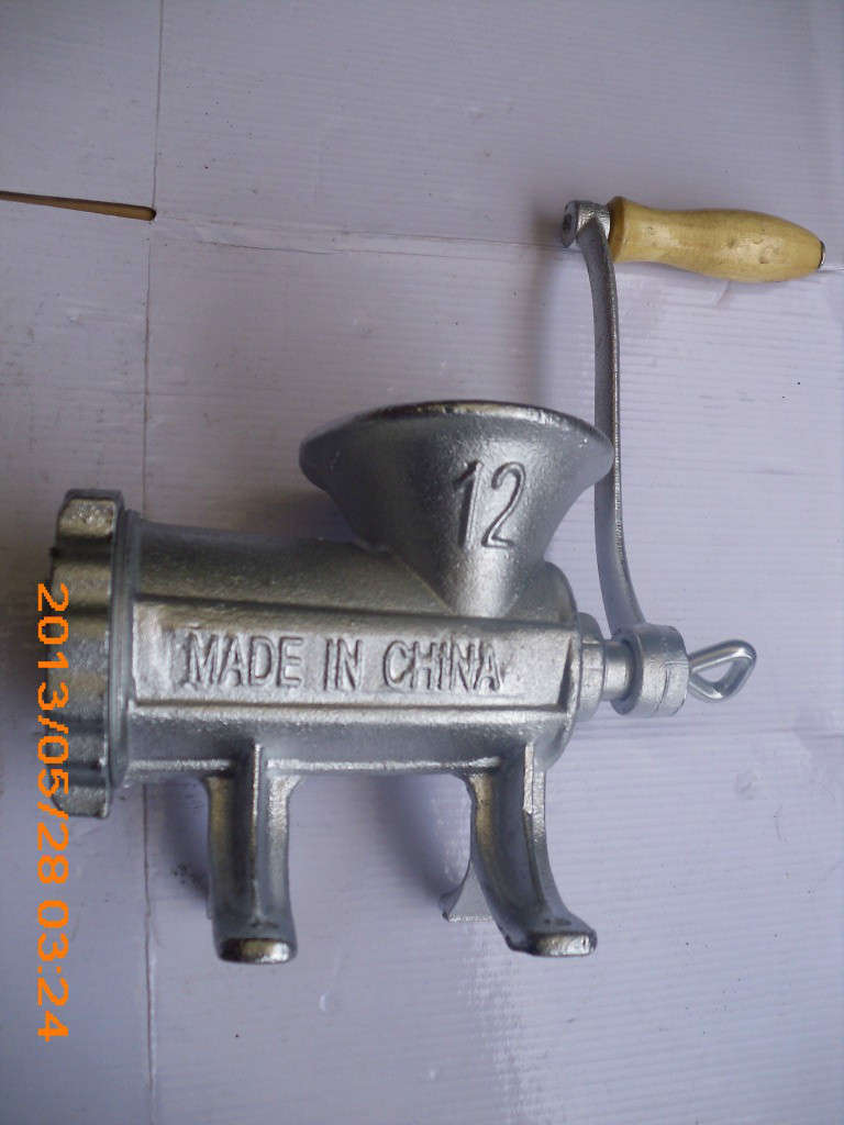 出口外贸手摇喷漆12号绞肉机