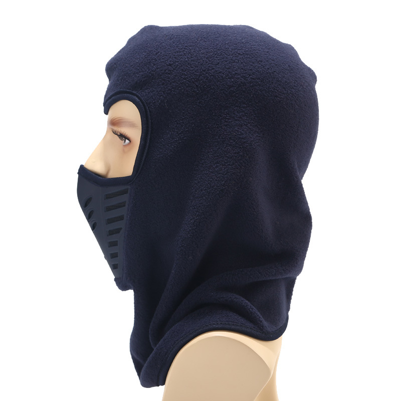 Polarfleece Pullover Herbst Winter Outdoor Maske Reitmütze Gesichtsschutz Kälteschutz und warme Mütze_voghion.com