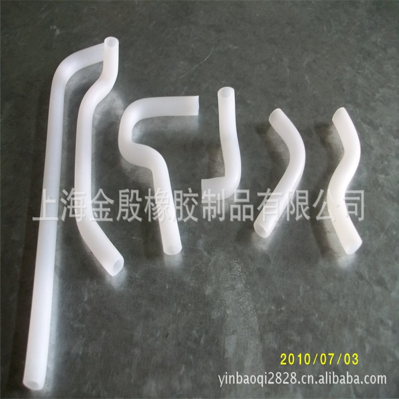 供应硅胶弯管无模具弯管饮水机硅胶管 各种尺寸L型90度弯管 7