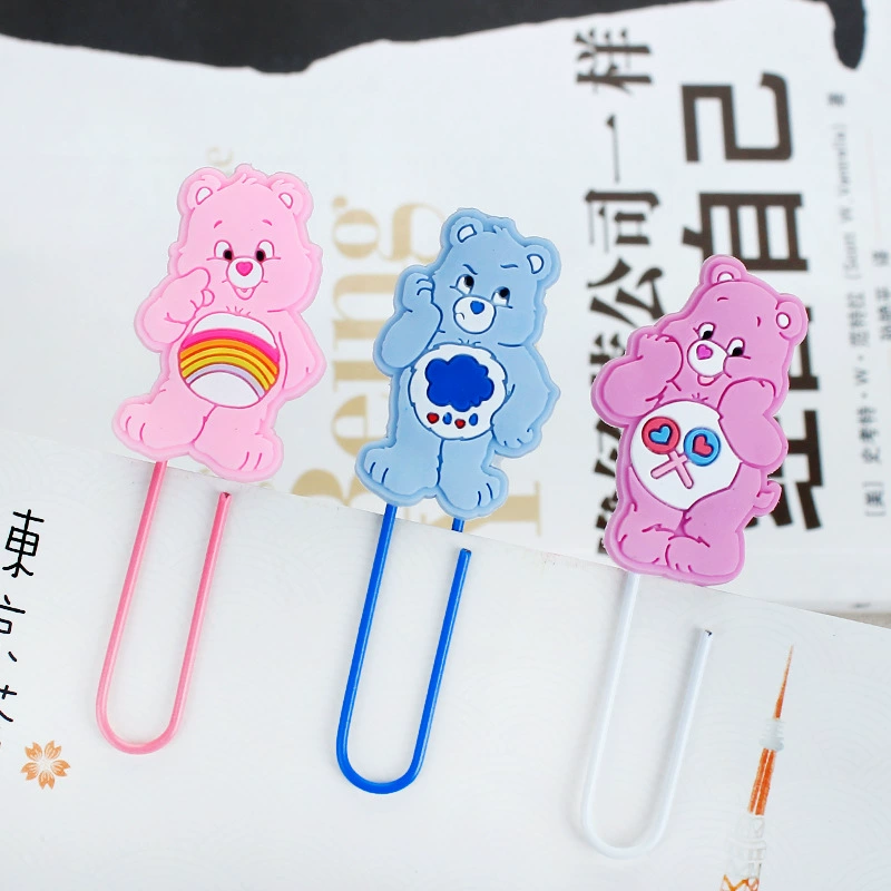 Cartoon silicone metal pin, stationery