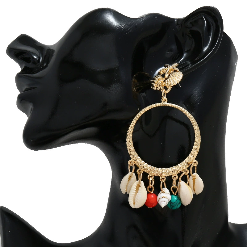 Fashionable accessory, earrings, Amazon, boho style, European style